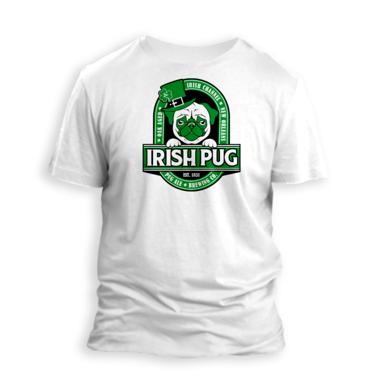 The Slogan Tee Irish Pug